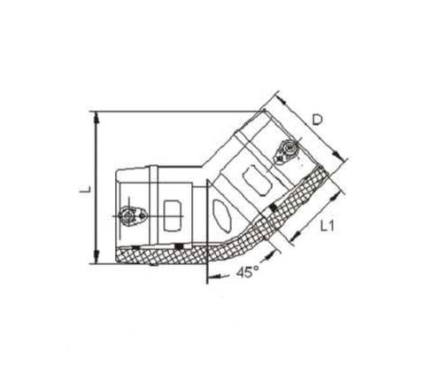Отвод электросварной 45°