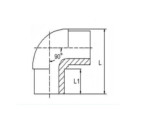 Отвод литой 90°(спигот)
