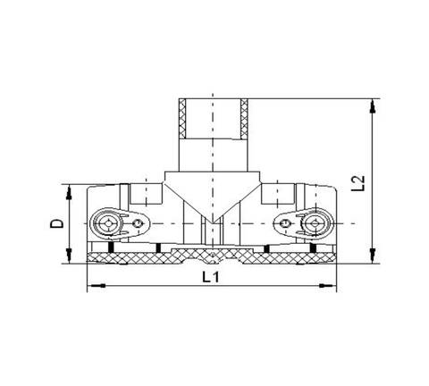 Тройник электросварной редукционный PE-RT